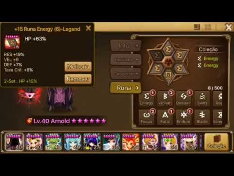 Summoners War - Arnold (Death Knight) - Vrofagus Hell - Player Luctank