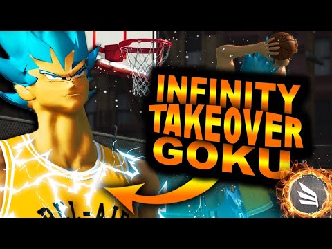 130 OVERALL GOKU  With New INFINITY TAKEOVER Cheat In NBA 2K20.. Glitched Dunk Package! | DominusIV