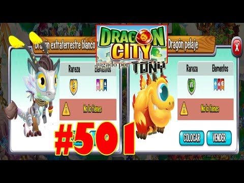 Dragon City "Capítulo 501 - El Dragón Extraterrestre Blanco y Dragón Pelaje" por Tony