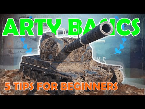 5 basic tips for ARTY PLAYERS | World of Tanks Tutorial | WoT with BRUCE