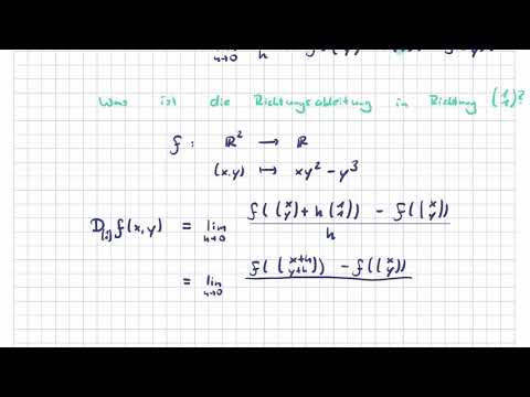 Warum die Richtungsableitung und das totale Differenzieren zusammen gehören.