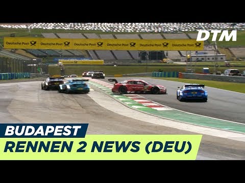 Rutschiges Rennen mit Überraschungs-Sieger - News Rennen 2 - DTM Budapest 2018