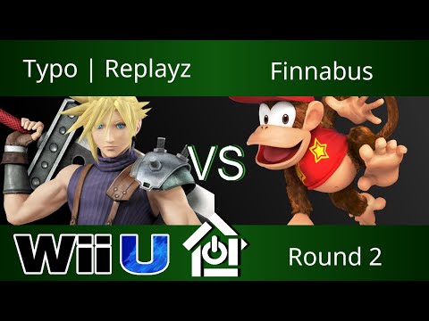 Typo House Macon 8/15/17 - Typo | Replayz (Cloud) vs Finnabus (Diddy Kong) - Smash 4 Round 2