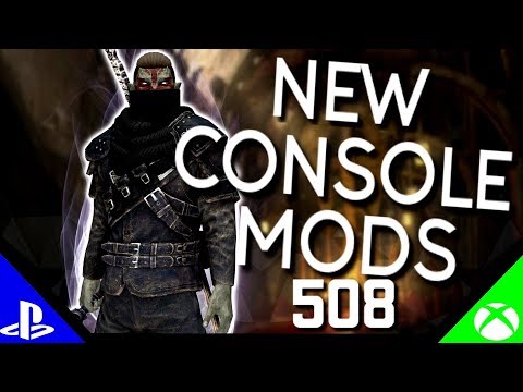Skyrim Special Edition: ▶️5 BRAND NEW CONSOLE MODS◀️ #508 (PS4/XB1)