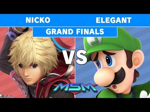MSM 180 - Nicko (Shulk) vs Elegant (Luigi) Grand Finals - Smash Ultimate