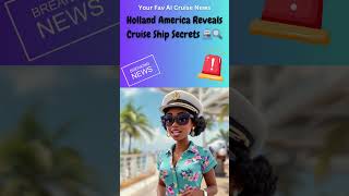 Holland America Reveals Cruise Ship Secrets 🚢🔍 #cruisetour #hollandamerica #cruisenews