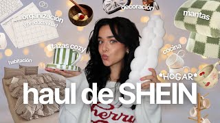 Haul SHEIN hogar 🏡✨ Decoración, tazas cozy, organización y más!