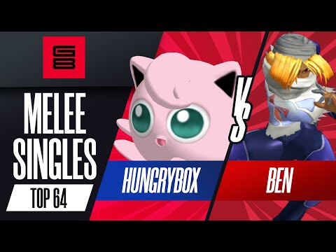 Hungrybox vs Ben - Top 64 Melee Singles - G8 | Jigglypuff vs Sheik