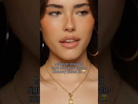 Madison Beer stopped right after her muscle memory kicked in 😭