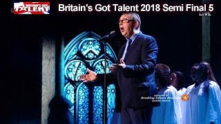 Father Ray Kelly &quot;Go Rest High On That Mountain&quot;  Britain&#39;s Got Talent 2018 Semi Finals 5 BGT S12E12