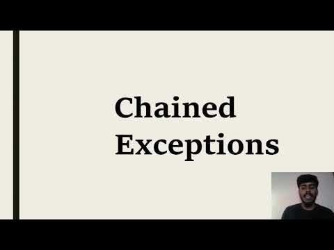 Creating Exception Subclass And Chained Exception Java