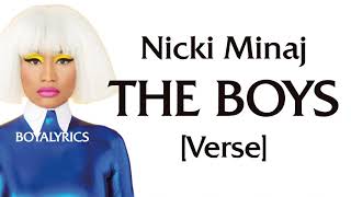 Nicki Minaj - The Boys [Verse - Lyrics]