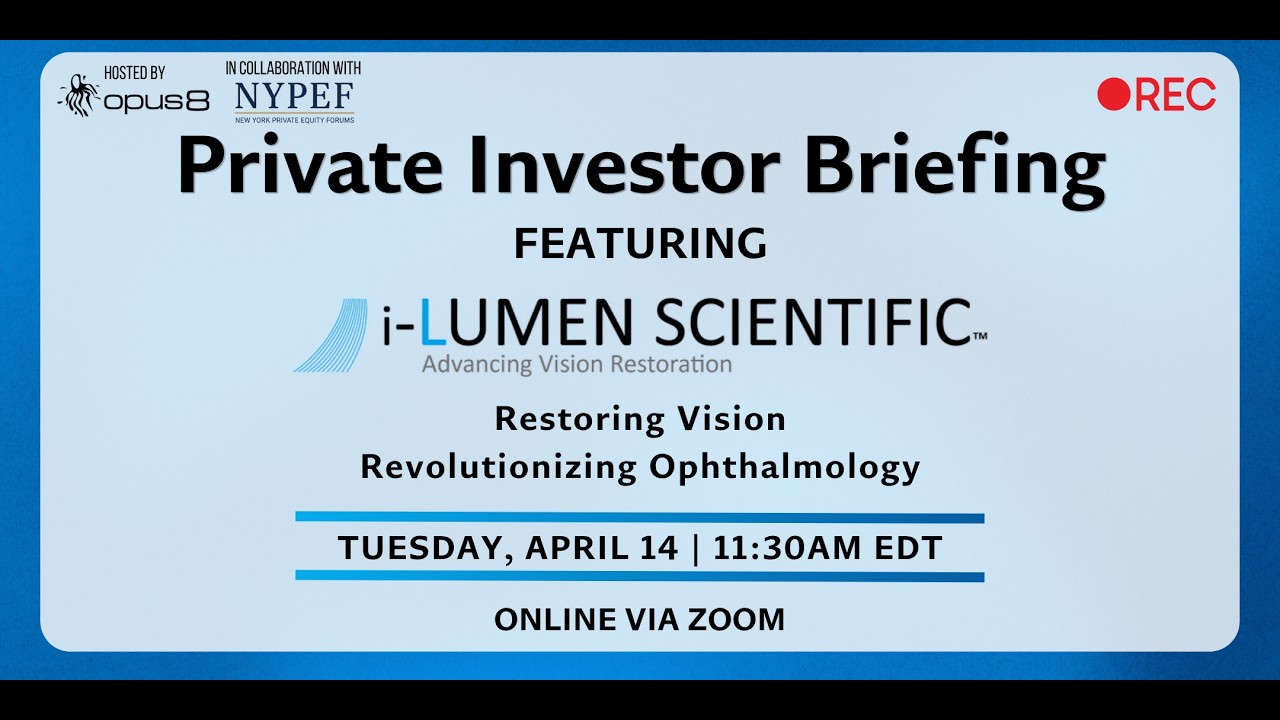 i-Lumen Scientific - Restoring Vision. Revolutionizing Ophthalmology.