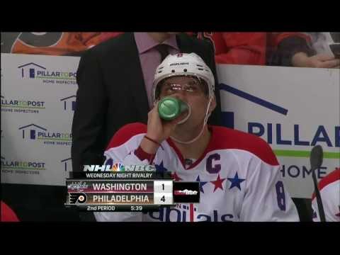 Joel Ward PPG 4-1 Washington Capitals vs Philadelphia Flyers  3/5/14 NHL Hockey.