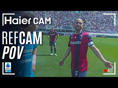 HAIER CAM | REF CAM POV: You Are The Referee in Bologna-Cagliari | Serie A 2025/26