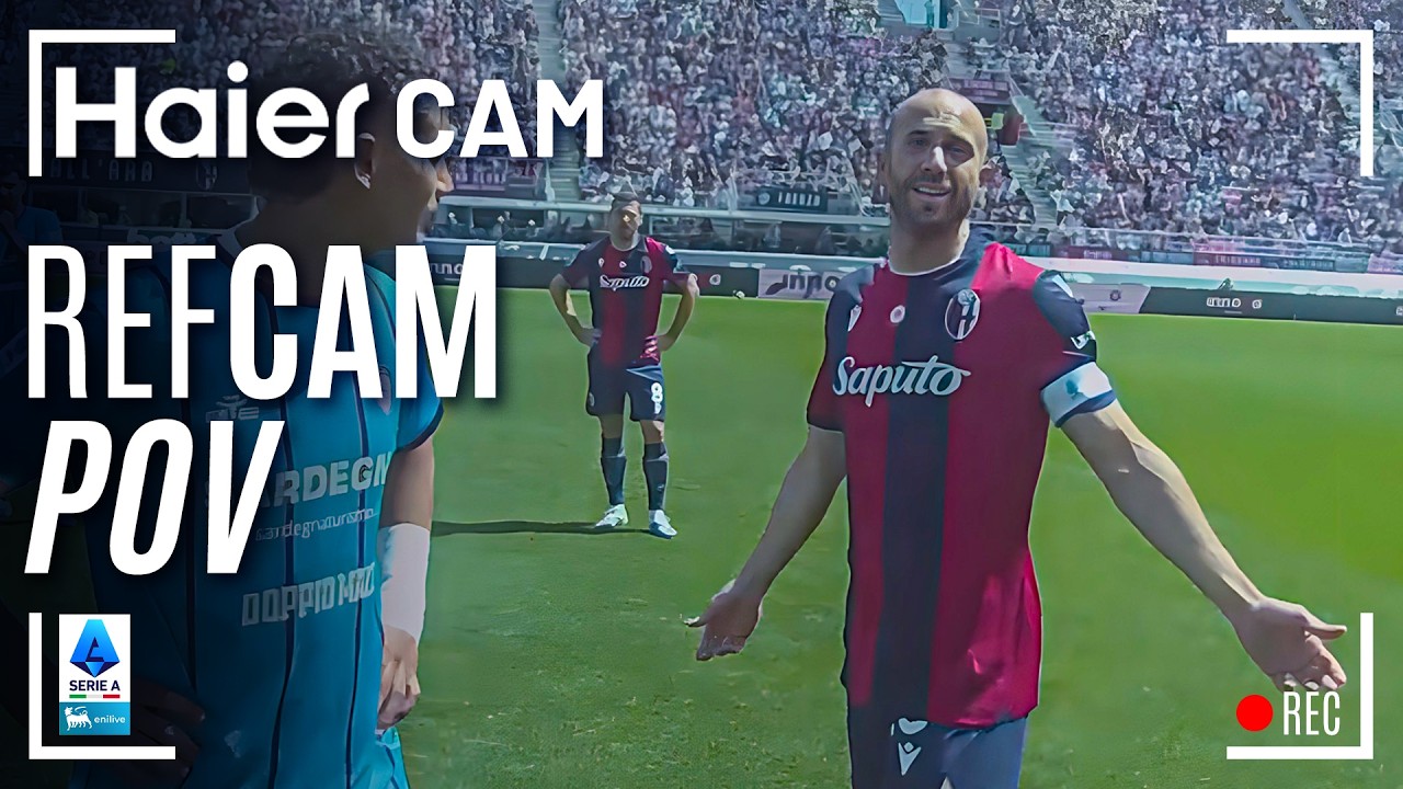 HAIER CAM | REF CAM POV: You Are The Referee in Bologna-Cagliari | Serie A 2025/26