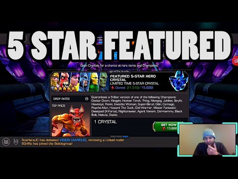 5 Star Featured Opening | What I Pulled from 4 Crystals Previously | Marvel Contest of Champions