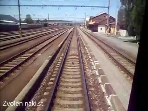 ZSSK: Trat' 160 Zvolen osob.st. - Fiľakovo (100%)