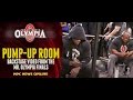 2014 IFBB Olympia: Mr. Olympia Pump-Up Room Saturday Night