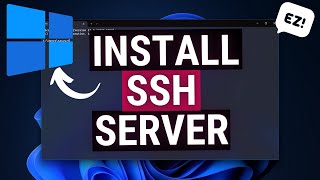 How to Install SSH Server on Windows 10 - Remote into a computer using Command Line [OpenSSH]