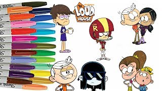 The Loud House Coloring Book Compilation Lincoln Lucy Lori & More | Sprinkled Donuts