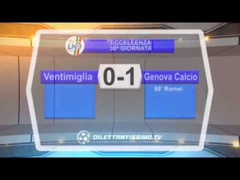 VENTIMIGLIA - GENOVA CALCIO  0 - 1 ECCELLENZA 30^ GIORNATA 2017/2018 DOMENICA 6 MAGGIO 2018