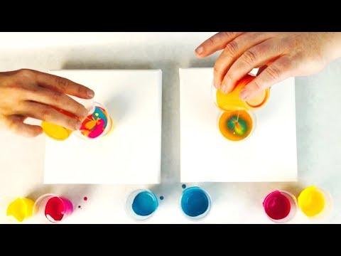 DecoArt's NEW Acrylic Pouring Medium with Silicone Comparison
