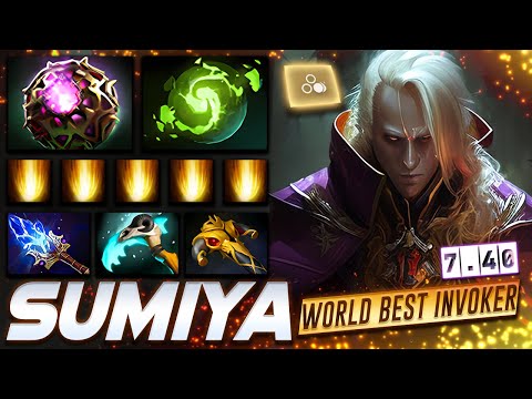 SumiYa Invoker 7.40 World Best - Dota 2 Pro Gameplay [Watch & Learn]