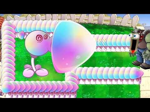 99 Scaredy Shroom vs 99 Hypno Shroom vs Gargantuar - Plants vs Zombies Epic Mod