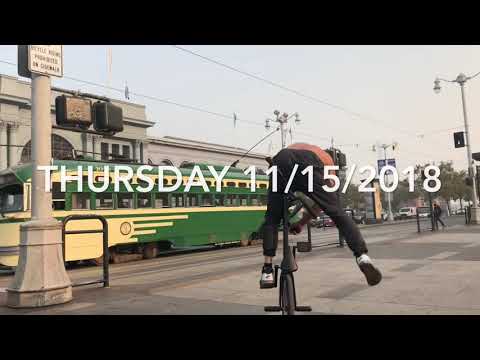 Fixed Gear and Flat Land Tricks in San Francisco