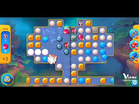 Fishdom. 9128 level no boosters and diamonds. 11 moves