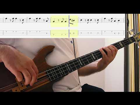 Albert Hammond - It Never Rains In Southern California  Bass Cover with TAB