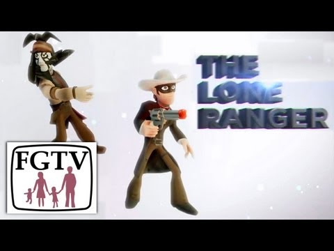 Disney Infinity Lone Ranger Playset Trailer & Hands-On With Toy Figures