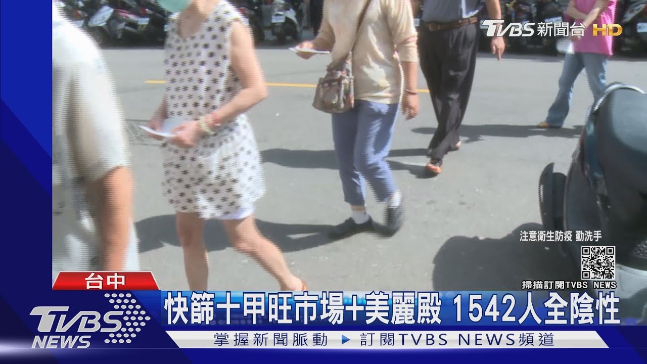 快篩十甲旺市場和美麗殿　1542人全陰性