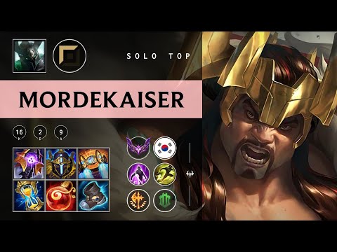 Mordekaiser Top vs Ornn - KR Master Patch 25.24