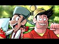 Paul Bunyan vs Johnny Appleseed - RAP BATTLE! - ft. Freeced & Gridline Studios