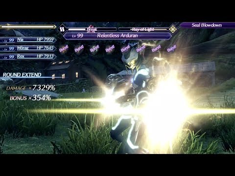 Xenoblade Chronicles 2 New Game Plus 1.4 - Female Knuckles Lv4 Special Damage Caps