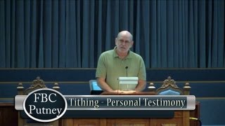 preview picture of video 'FBC Putney - Tithing - a personal testimony'