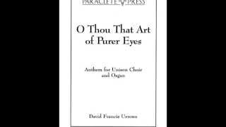 O Thou that art of purer eyes