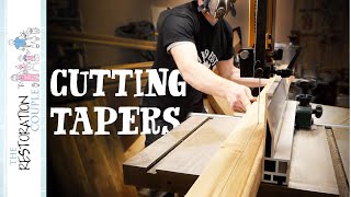 CREATING A FALL ON A FLAT ROOF - Cutting Tapered Firrings