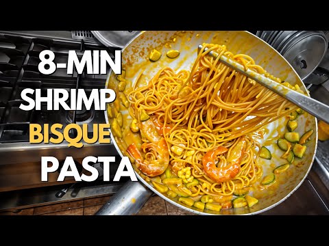 8-Minute Restaurant Shrimp Bisque Pasta