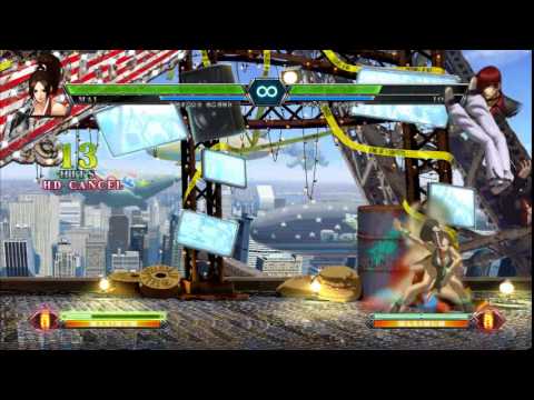 KOF XIII Simple Mai combo (2 bars, full drive)