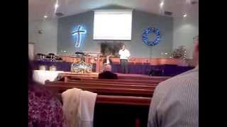 Damien Carter singing &quot;Look At His Glorious Cross&quot;