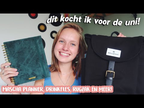schoolspullen shoplog voor het eerste jaar universiteit!