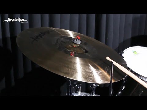 Anatolian Diamond Power Ride 22" cymbal sound check by Arthur Rezende
