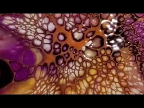 #136 - Glitzy #Bloom on Hexagon Tiles | #Sheleeart #Colourarte #PrimaryElements #PuttinontheGlitz