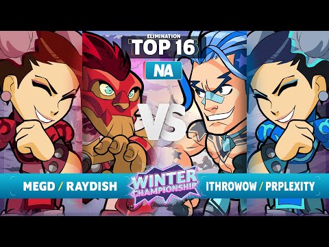 megD & Raydish vs. ithrowow & Prplexity - Elimination Top 16 - Brawlhalla Winter Championship 2023