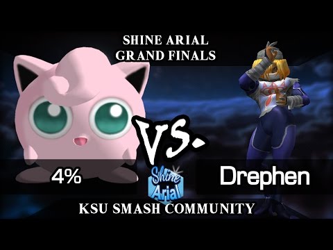 Shine Arial - 4% (Jiggs) vs Drephen (Sheik) - Melee Grand Finals