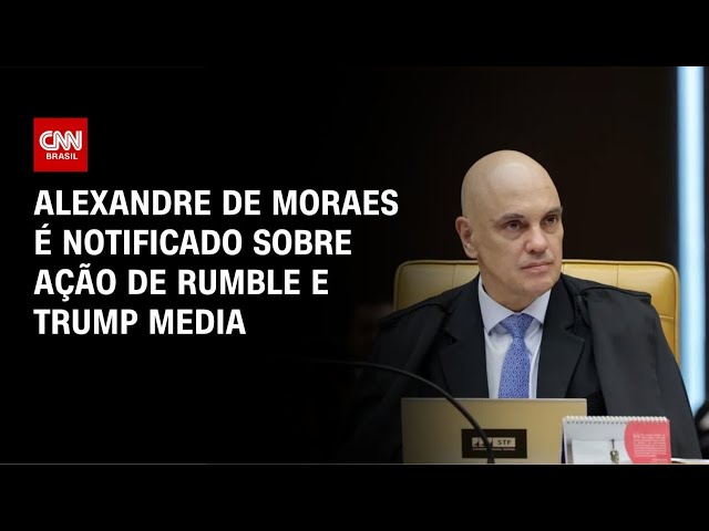 STF: Moraes é notificado sobre ação de Rumble e Trump Media, diz advogado | CNN 360º