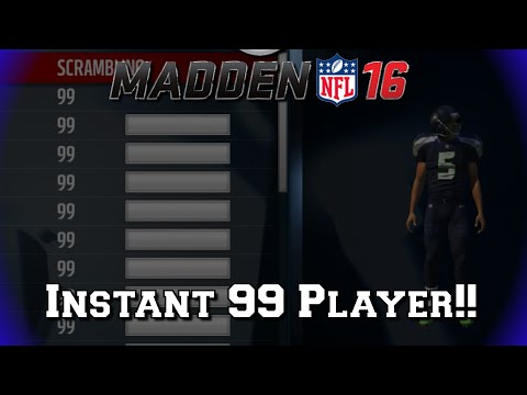 Madden 16 | Instant 99 Player in Connected Franchise